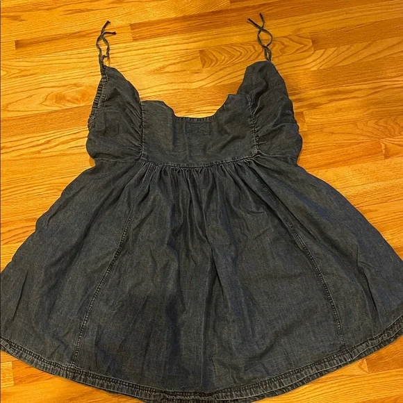 Free People Denim Blue Blouse - Picture 4 of 4